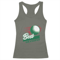 Golfing Dad Racerback Tank Top Best Grandpar Golf Ball Father's Day - Wonder Print Shop