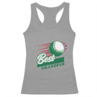 Golfing Dad Racerback Tank Top Best Grandpar Golf Ball Father's Day - Wonder Print Shop