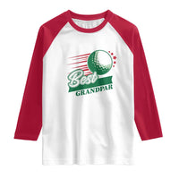 Golfing Dad Raglan Shirt Best Grandpar Golf Ball Father's Day - Wonder Print Shop