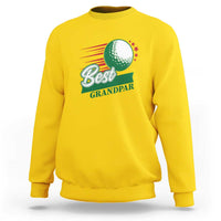 Golfing Dad Sweatshirt Best Grandpar Golf Ball Father's Day - Wonder Print Shop