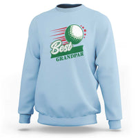 Golfing Dad Sweatshirt Best Grandpar Golf Ball Father's Day - Wonder Print Shop