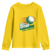 Golfing Dad Youth Sweatshirt Best Grandpar Golf Ball Father's Day - Wonder Print Shop