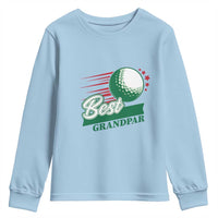 Golfing Dad Youth Sweatshirt Best Grandpar Golf Ball Father's Day - Wonder Print Shop