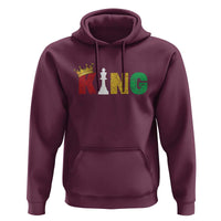 Funny Juneteenth King Hoodie Black Father Chess African American