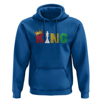 Funny Juneteenth King Hoodie Black Father Chess African American