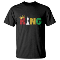 Funny Juneteenth King T Shirt Black Father Chess African American