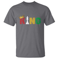 Funny Juneteenth King T Shirt Black Father Chess African American