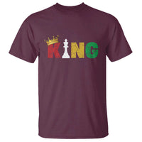 Funny Juneteenth King T Shirt Black Father Chess African American