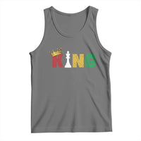 Funny Juneteenth King Tank Top Black Father Chess African American