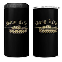 Funny WW2 Tank History Stug Life 4 in 1 Can Cooler Tumbler