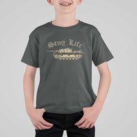Funny WW2 Tank History Stug Life T Shirt For Kid