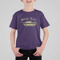 Funny WW2 Tank History Stug Life T Shirt For Kid