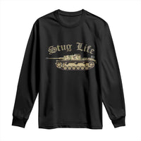 Funny WW2 Tank History Stug Life Long Sleeve Shirt