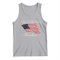Funny Dont Tread On Freedom Tank Top Patriotic 4th Of July Vintage Betsy Ross Flag - Wonder Print Shop