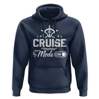 Funny Cruise Mode On Hoodie Summer Vacation Family Matching Vintage Anchor - Wonder Print Shop