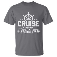 Funny Cruise Mode On T Shirt Summer Vacation Family Matching Vintage Anchor - Wonder Print Shop