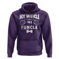 Funny Not An Uncle I'm A Funcle Hoodie Vintage Ribbon Star - Wonder Print Shop