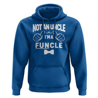 Funny Not An Uncle I'm A Funcle Hoodie Vintage Ribbon Star - Wonder Print Shop