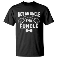 Funny Not An Uncle I'm A Funcle T Shirt Vintage Ribbon Star - Wonder Print Shop