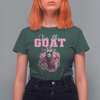 Funny Soccer T Shirt For Women I'm The Goat Football Player - Wonder Print Shop