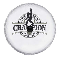 Bigfoot Lover Spare Tire Cover Hide And Seek Champion Vintage Sasquatch