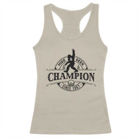 Bigfoot Lover Racerback Tank Top Hide And Seek Champion Vintage Sasquatch