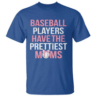 Funny Baseball T Shirt Baseball Players Have The Prettiest Moms Vintage Ribbon Ball - Wonder Print Shop