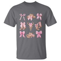 Cowgirl Coquette T Shirt Pink Bow Cowboy Hat Boots Western Country - Wonder Print Shop