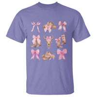 Cowgirl Coquette T Shirt Pink Bow Cowboy Hat Boots Western Country - Wonder Print Shop