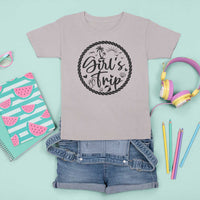 Girls Trip T Shirt For Kid Beach Party Drinks With Friends And Memories - Wonder Print Shop