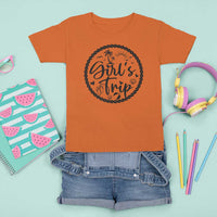 Girls Trip T Shirt For Kid Beach Party Drinks With Friends And Memories - Wonder Print Shop