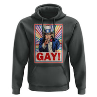 Funny LGBT Hoodie Gay Uncle Sam Ally Pride Month - Wonder Print Shop