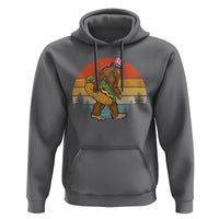 Funny Bigfoot Hoodie Carrying Hot Dog 4th Of July - Wonder Print Shop