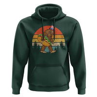 Funny Bigfoot Hoodie Carrying Hot Dog 4th Of July - Wonder Print Shop