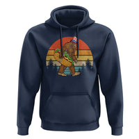 Funny Bigfoot Hoodie Carrying Hot Dog 4th Of July - Wonder Print Shop