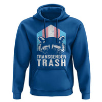 Transgender Trash Raccoon Hoodie LGBT Vintage Rainbow Flag Pride Month - Wonder Print Shop