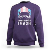 Transgender Trash Raccoon Sweatshirt LGBT Vintage Rainbow Flag Pride Month - Wonder Print Shop
