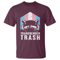 Transgender Trash Raccoon T Shirt LGBT Vintage Rainbow Flag Pride Month - Wonder Print Shop