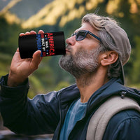 Funny America Was Built By Immigrants 4 in 1 Can Cooler Tumbler Stars Stripes - Wonder Print Shop