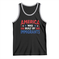 Funny America Was Built By Immigrants Tank Top Stars Stripes - Wonder Print Shop