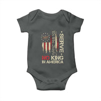Funny We The People Serve No King In American Baby Onesie Vintage Betsy Ross Flag - Wonder Print Shop