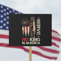 Funny We The People Serve No King In American Protest Sign Vintage Betsy Ross Flag - Wonder Print Shop