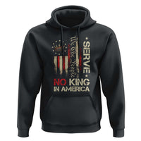 Funny We The People Serve No King In American Hoodie Vintage Betsy Ross Flag - Wonder Print Shop
