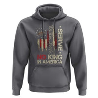 Funny We The People Serve No King In American Hoodie Vintage Betsy Ross Flag - Wonder Print Shop