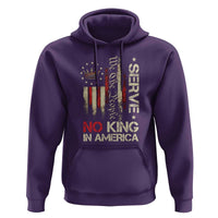 Funny We The People Serve No King In American Hoodie Vintage Betsy Ross Flag - Wonder Print Shop
