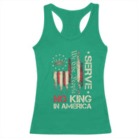 Funny We The People Serve No King In American Racerback Tank Top Vintage Betsy Ross Flag - Wonder Print Shop