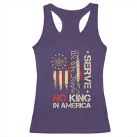 Funny We The People Serve No King In American Racerback Tank Top Vintage Betsy Ross Flag - Wonder Print Shop