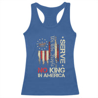 Funny We The People Serve No King In American Racerback Tank Top Vintage Betsy Ross Flag - Wonder Print Shop