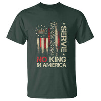 Funny We The People Serve No King In American T Shirt Vintage Betsy Ross Flag - Wonder Print Shop
