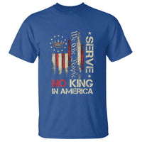 Funny We The People Serve No King In American T Shirt Vintage Betsy Ross Flag - Wonder Print Shop